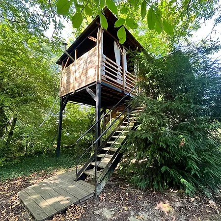 Pensión Dans Les Arbres Avec Bain Nordique